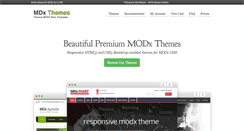 Desktop Screenshot of mdxthemes.com